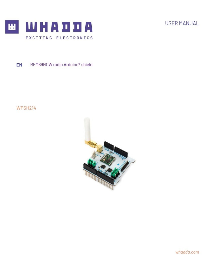 Whadda RFM69HCW user manual