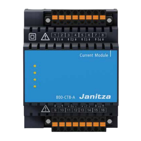 janitza 800-CT8-A User manual