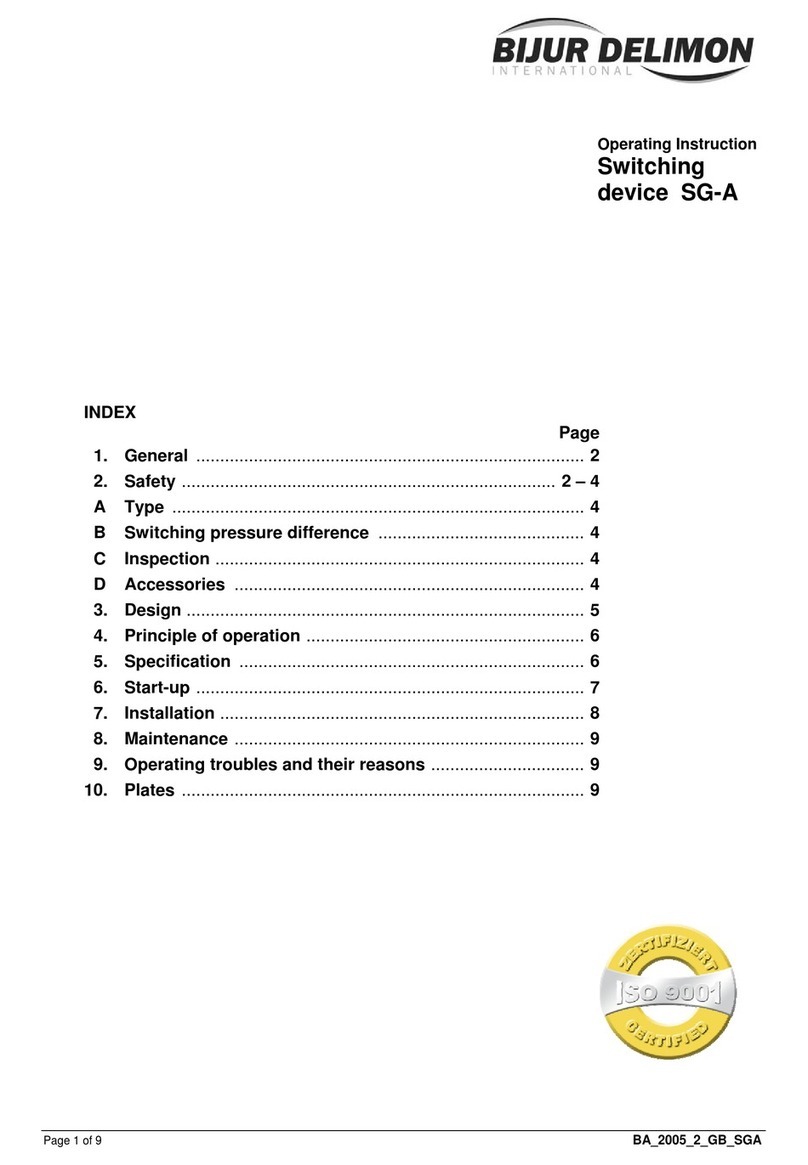 Bijur Delimon SG-A User manual