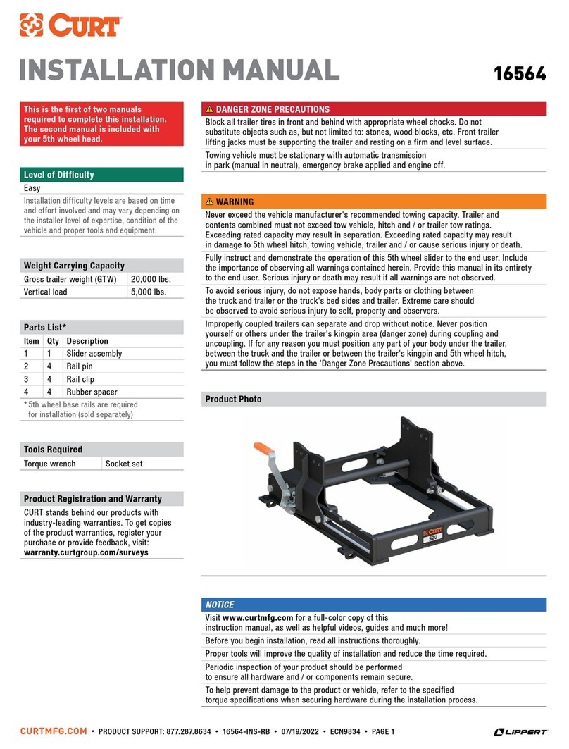 Lippert Curt 16564 User manual