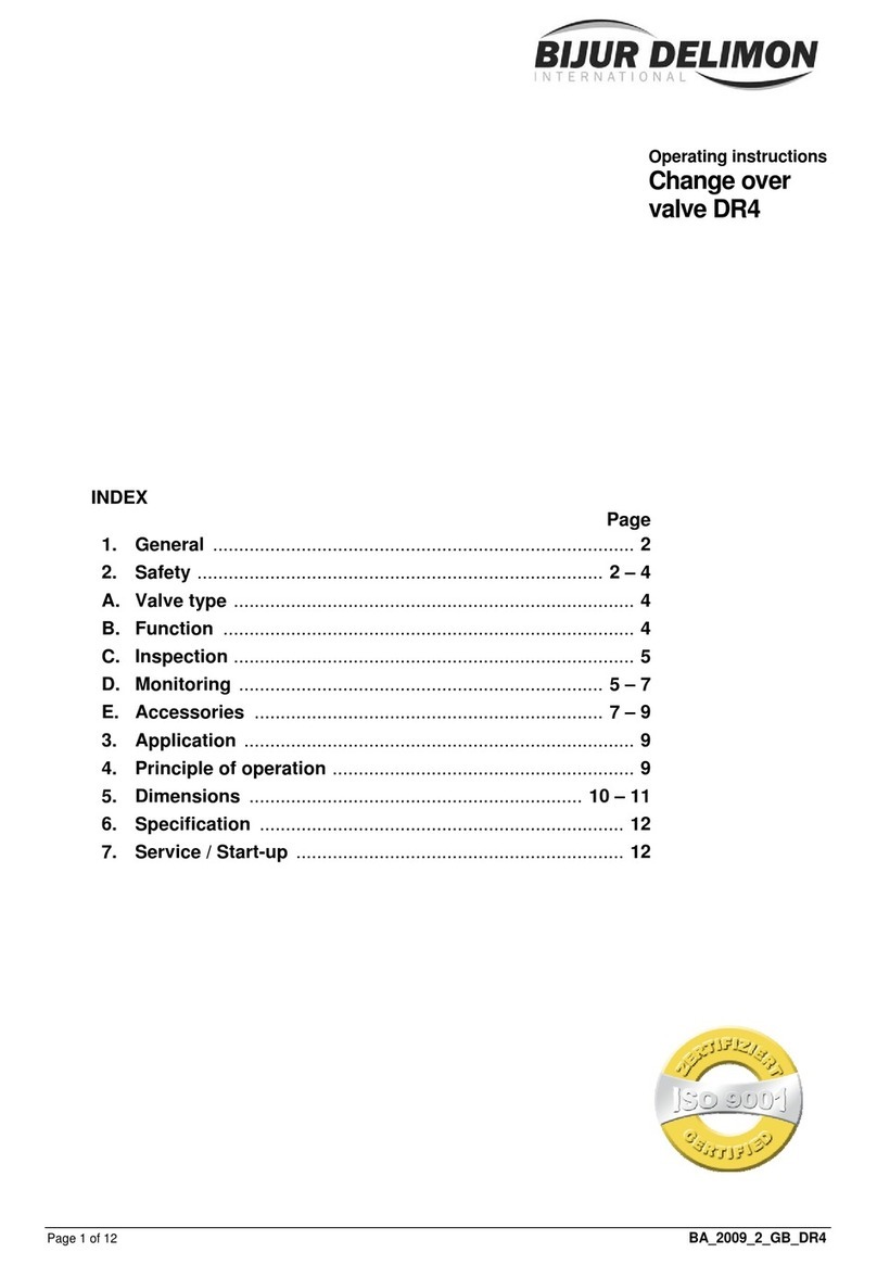 Bijur Delimon DR4 operating instructions Bijur Delimon DR4 operating instructions