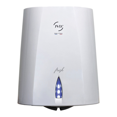 JVD SUP'AIR FRESH 8112159 User manual