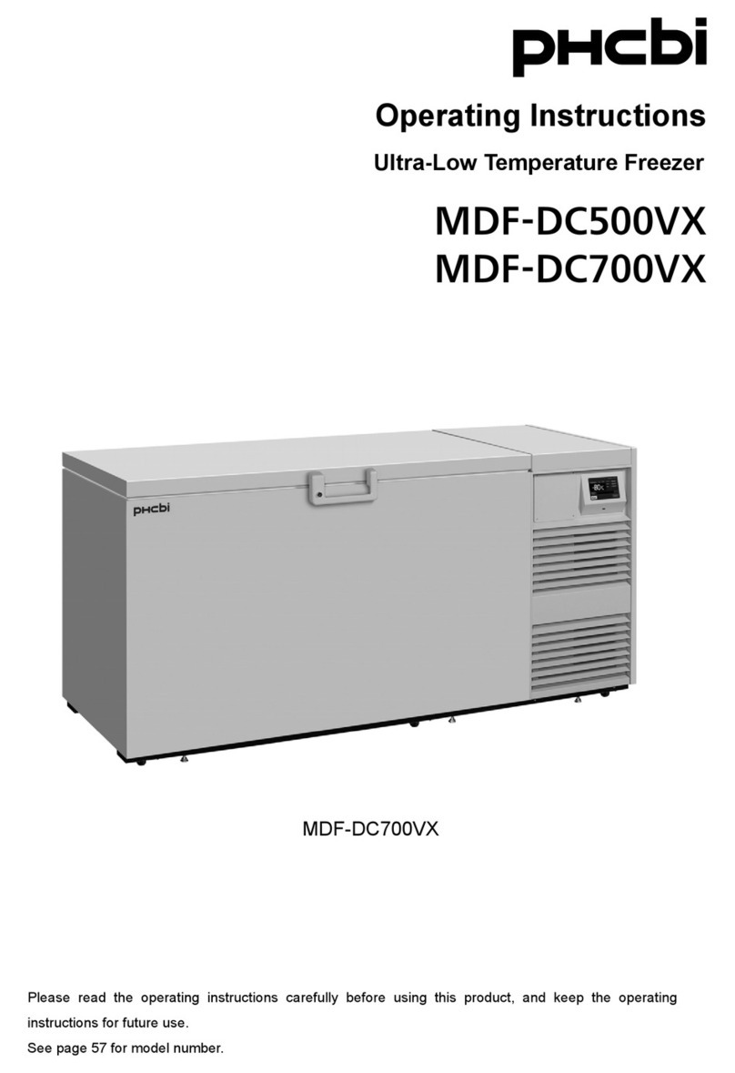 Phcbi MDF-DC500VX User manual
