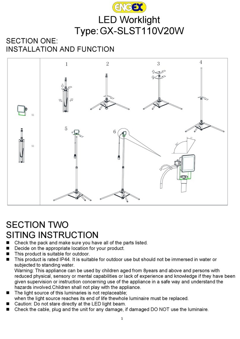 Engex GX-SLST110V20W Parts list manual