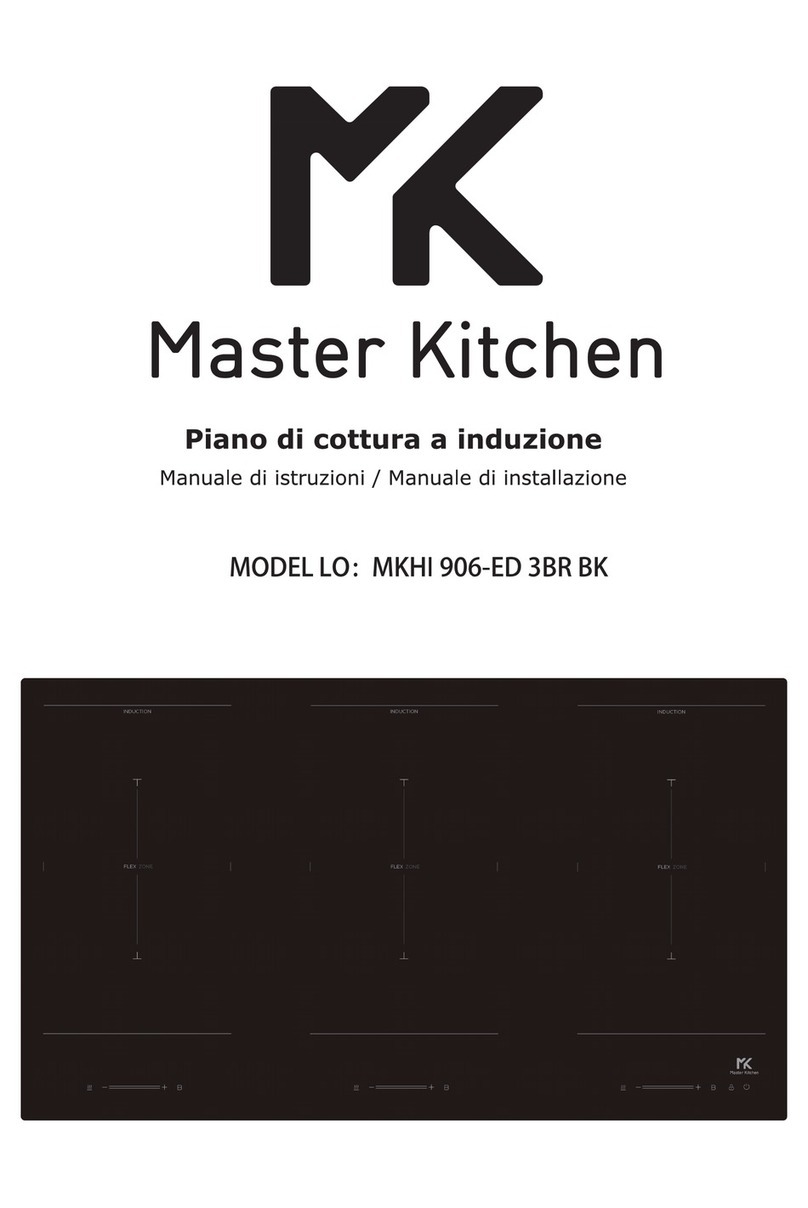 MASTER KITCHEN MKHI 906-ED 3BR BK Instruction and installation manual MASTER KITCHEN MKHI 906-ED 3BR BK Instruction and installation manual