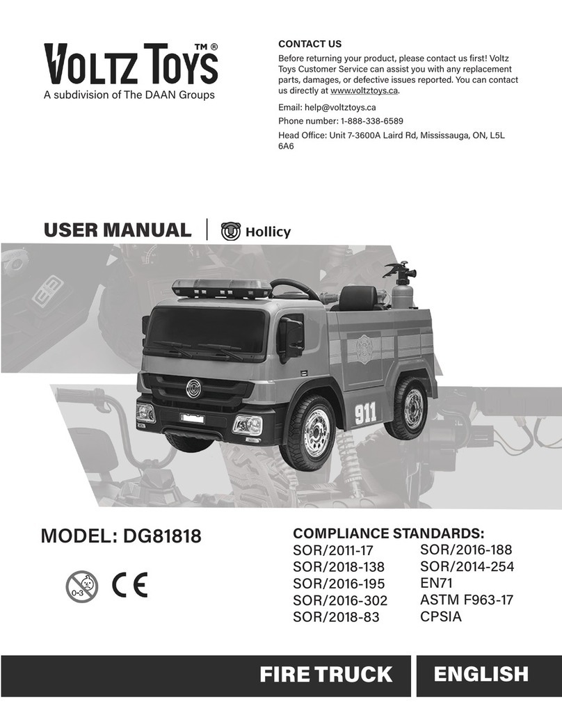DAAN Groups VOLTZ TOYS DG81818 user manual
