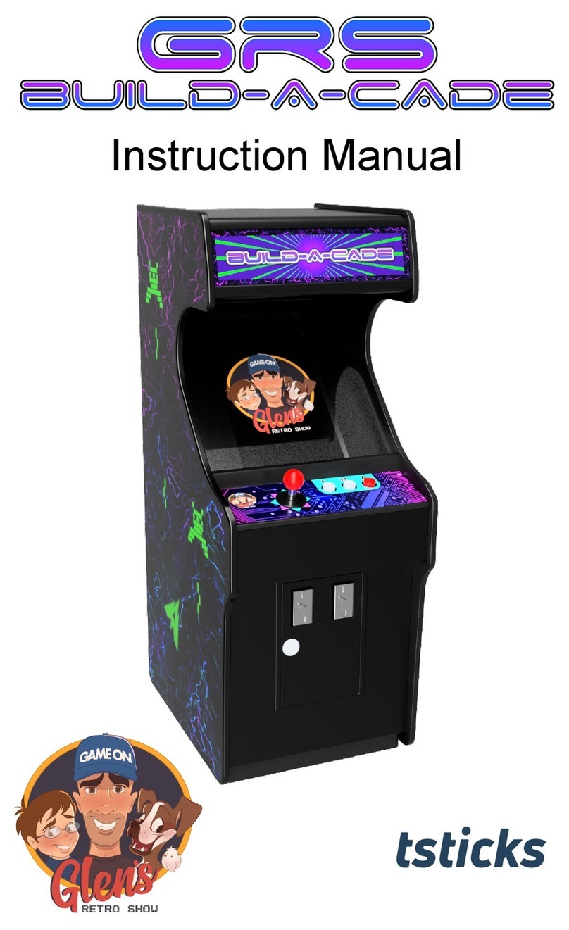GRS BUILD-A-CADE instruction manual