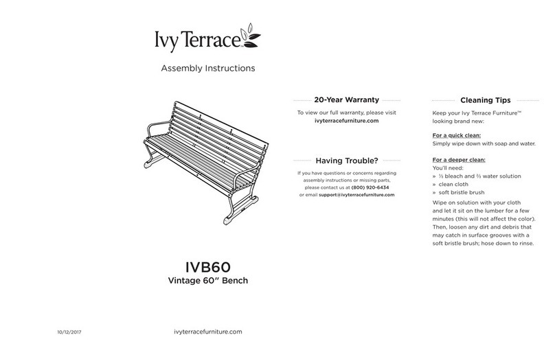 Ivy Terrace IVB60 Assembly instructions