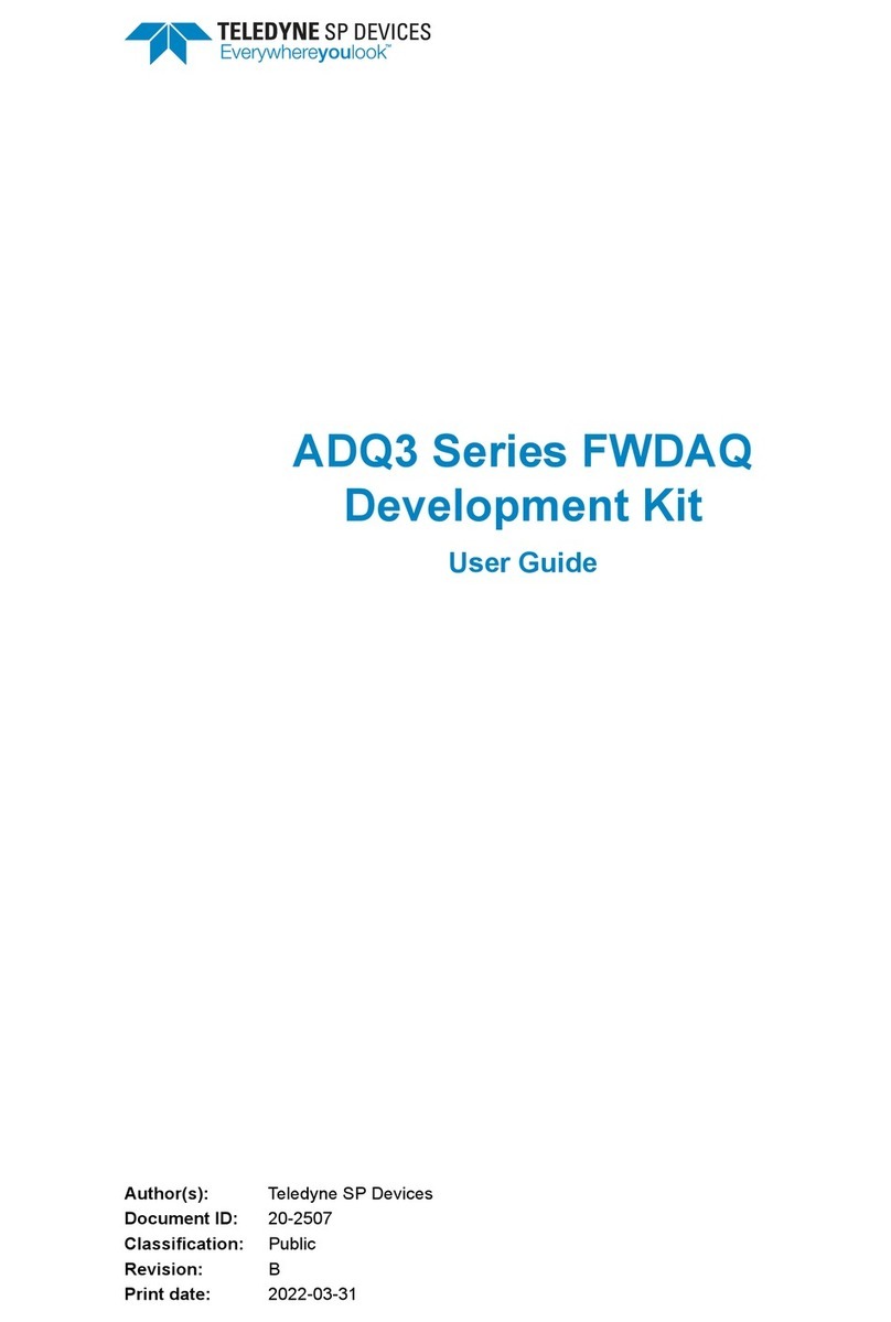 Teledyne SP Devices ADQ3 Series user guide