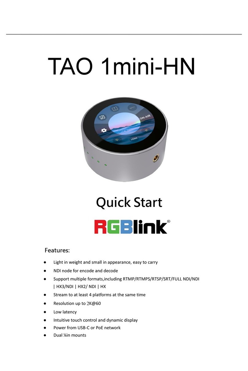 RGBlink TAO 1mini-HN quick start