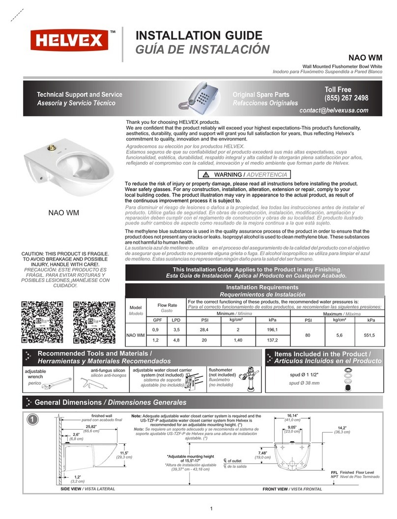 Helvex NAO WM User manual
