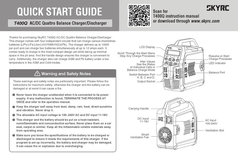 Skyrc T400Q User manual