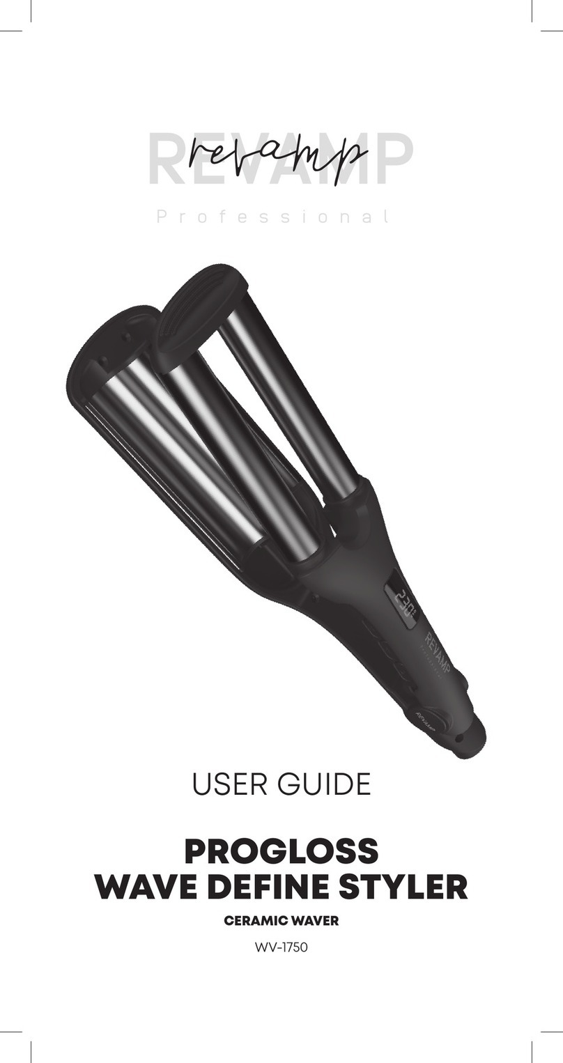 REVAMP Professional PROGLOSS WV-1750 User manual