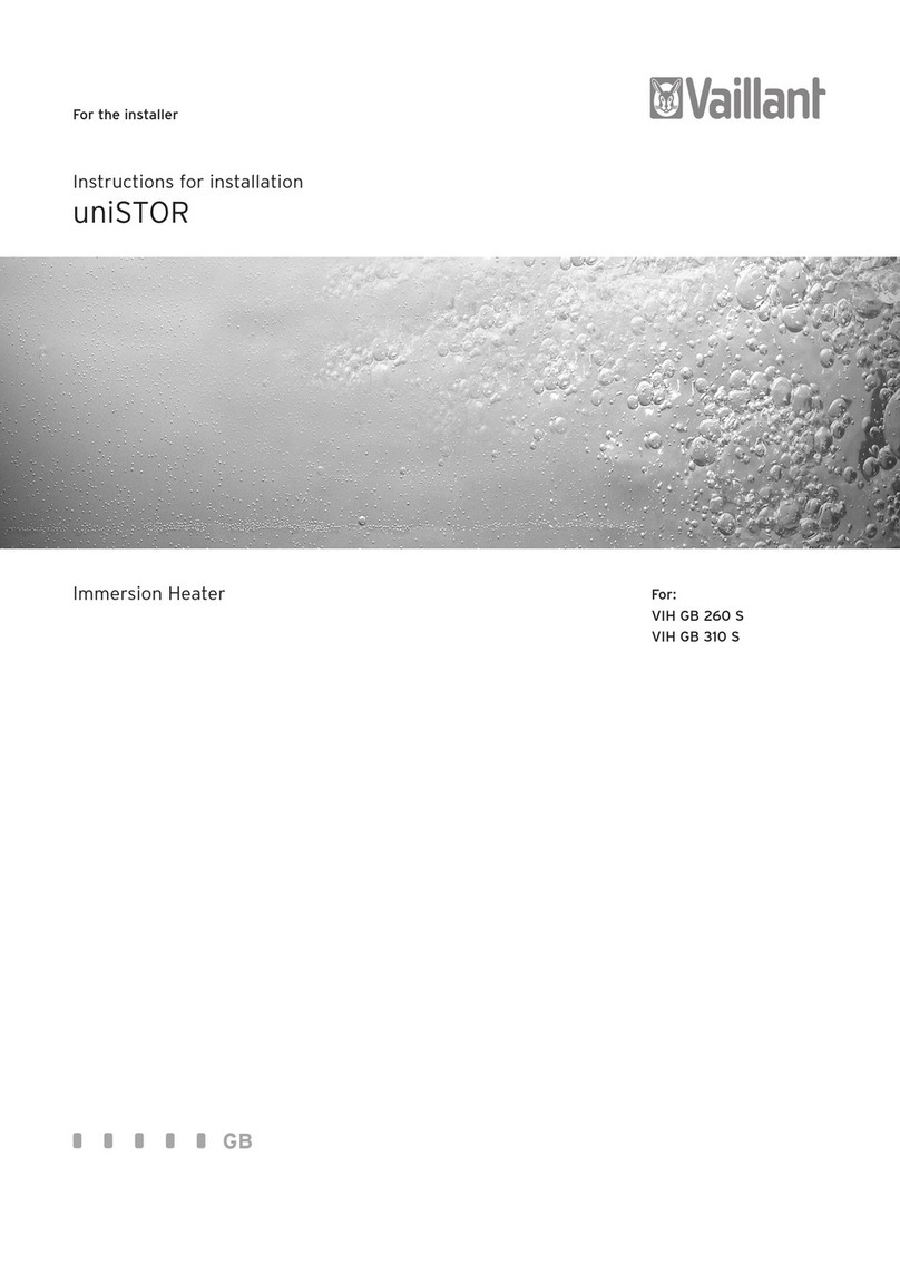 Vaillant uniSTOR VIH GB 260 S Instructions for  and... Guide