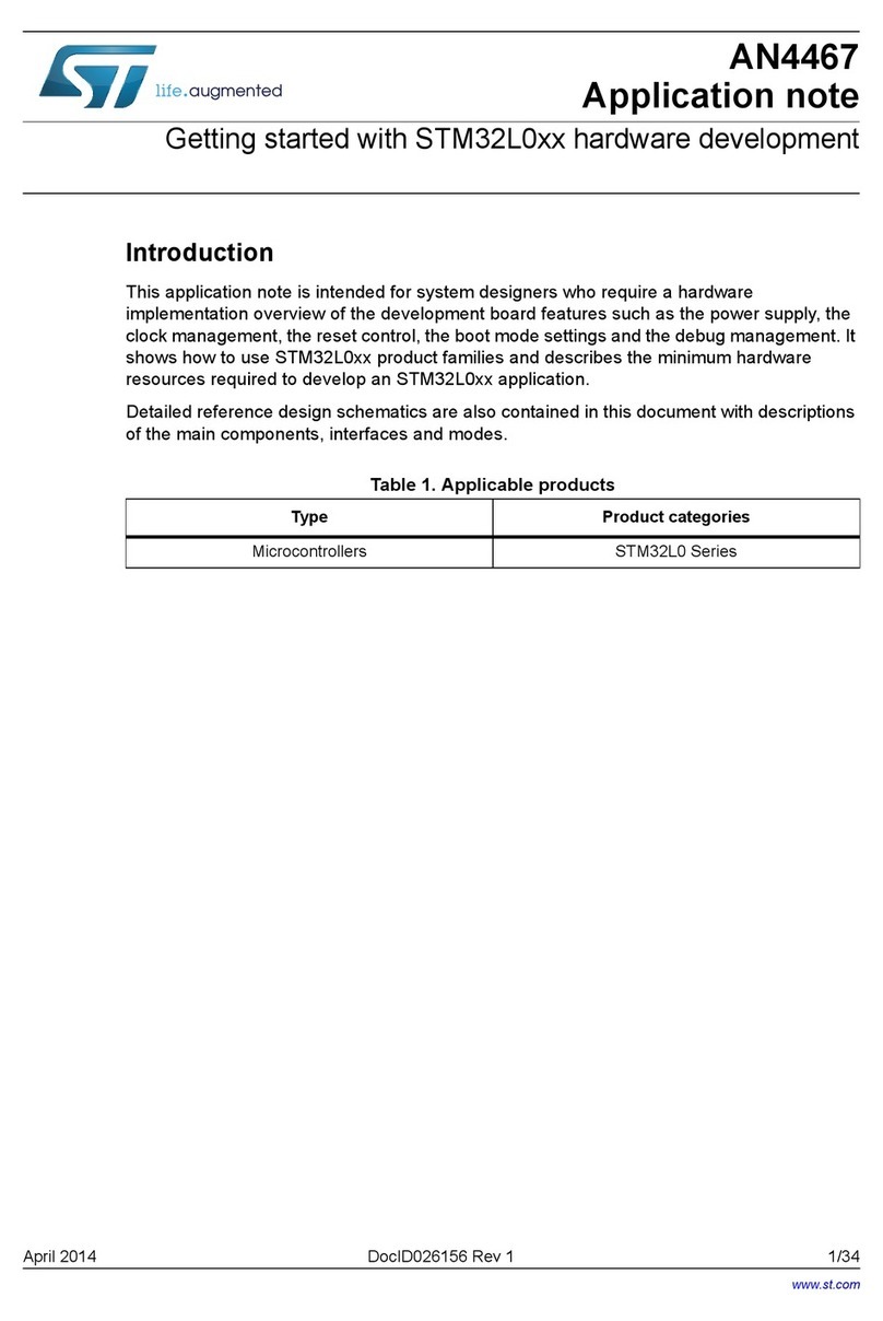 ST STM32L0 Series Application note