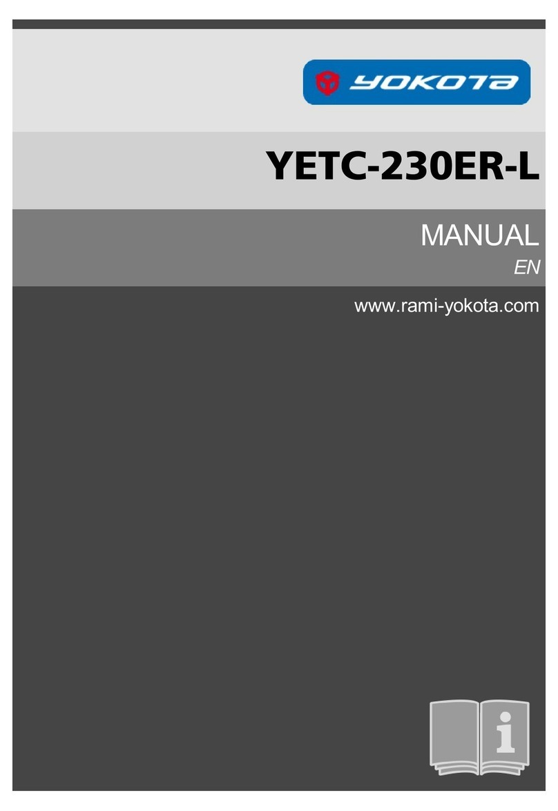 Yokota YETC-230ER-L User manual Yokota YETC-230ER-L User manual