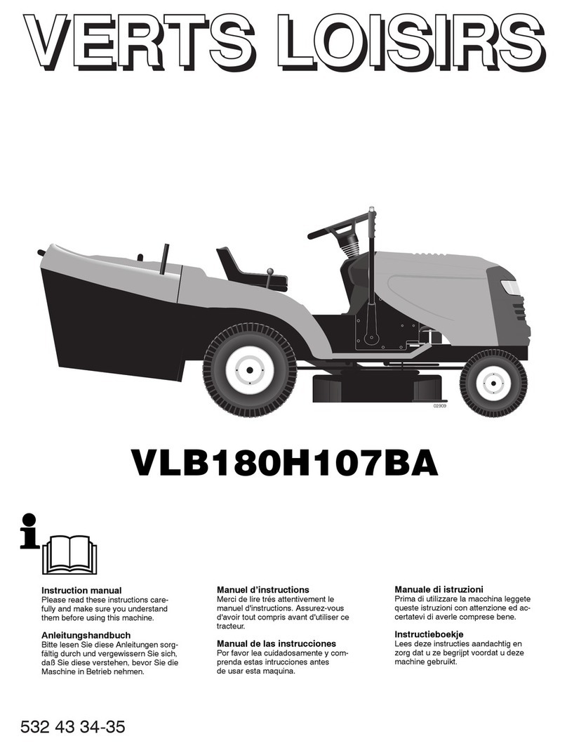 Verts Loisirs VLB180H107BA instruction manual