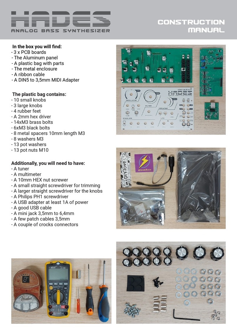 Dreadbox HADES Instructions for use