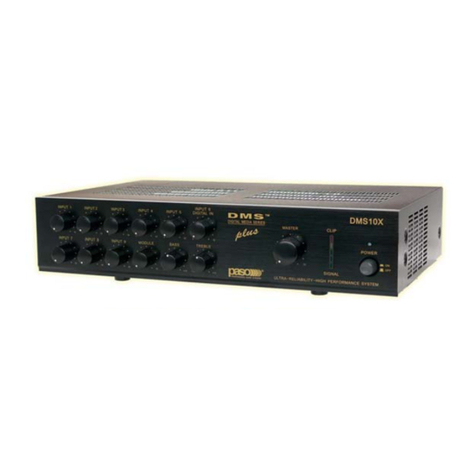 Paso DMS plus Series Installation manual and operating instructions