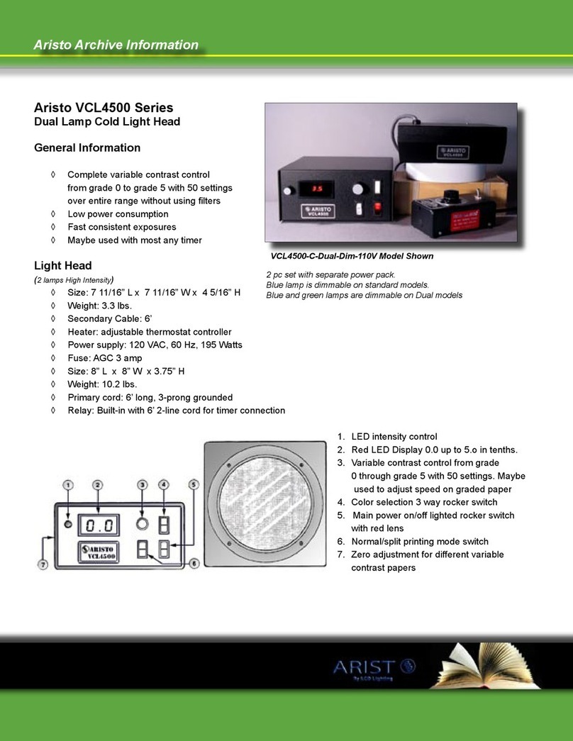 Aristo VCL4500 Series manual