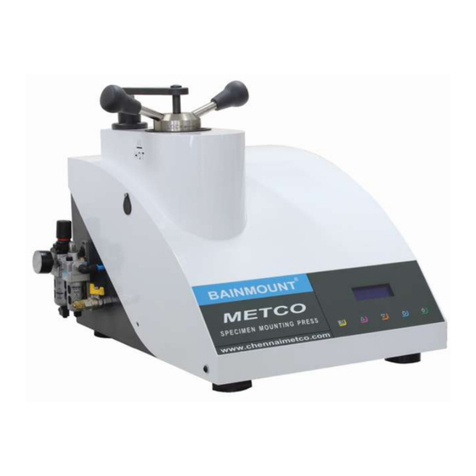 Chennai Metco BAINMOUNT Mounting Press - P instruction manual