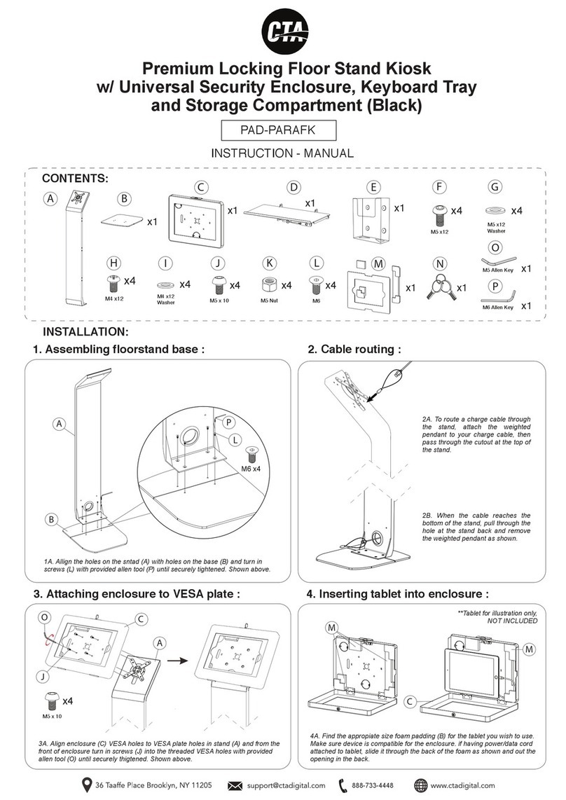 CTA PAD-PARAFK instruction manual