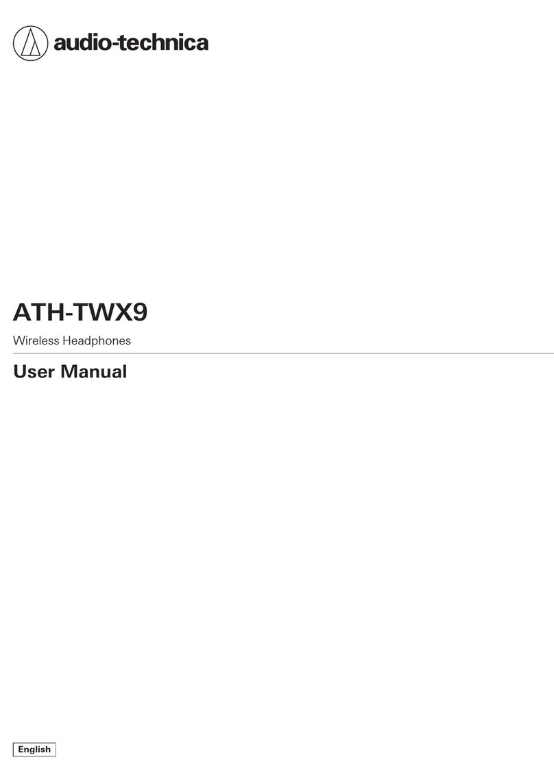 Audio Technica ATH-TWX9 User manual