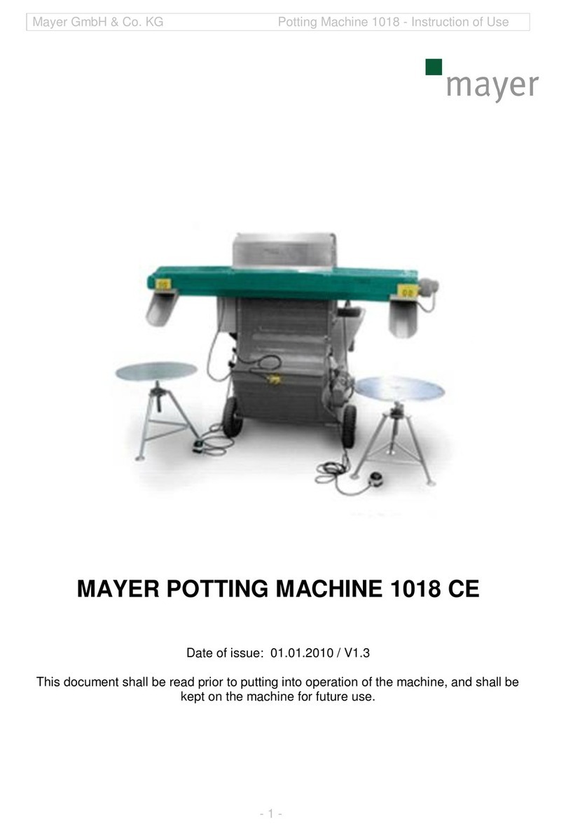 Mayer 1018 Series manual