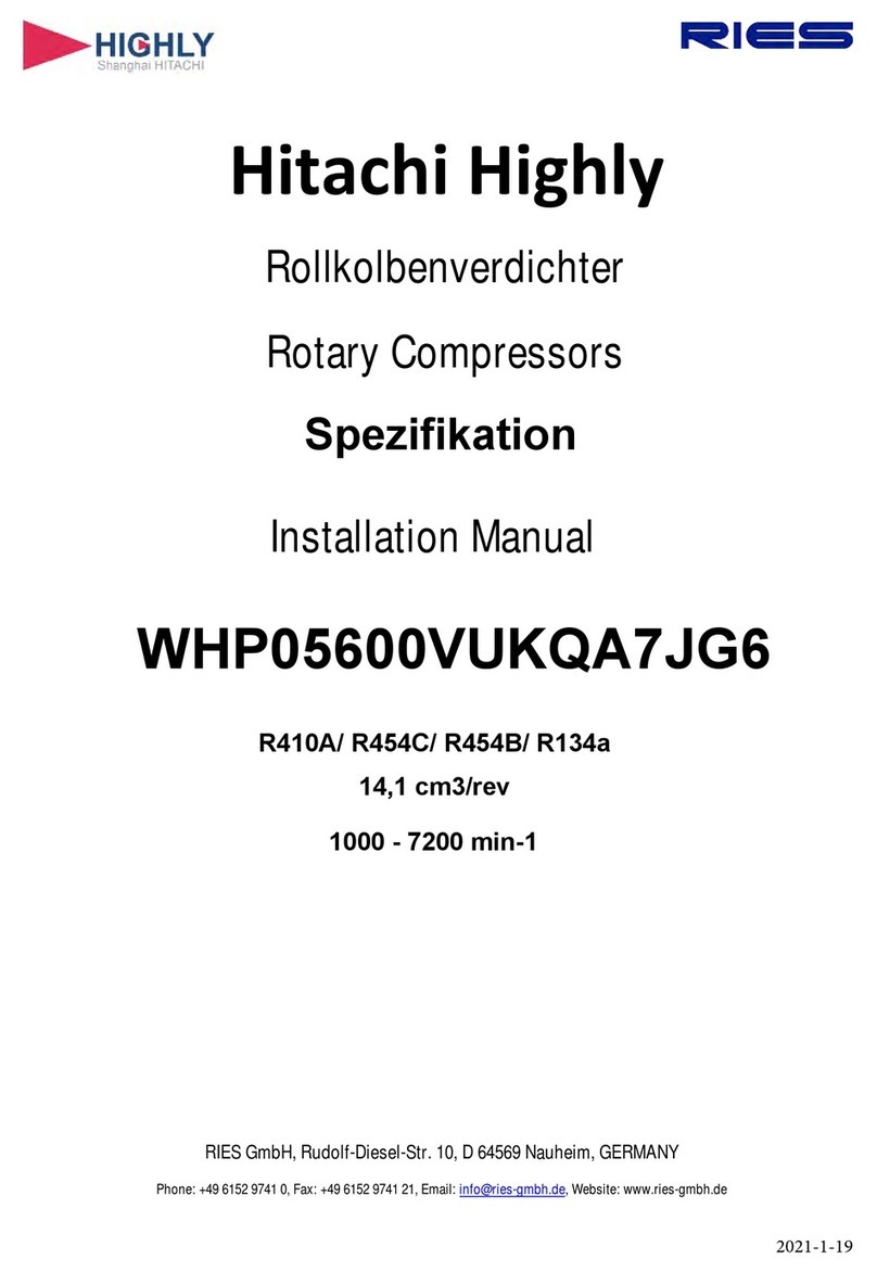 Hitachi Highly WHP05600VUKQA7JG6 User manual