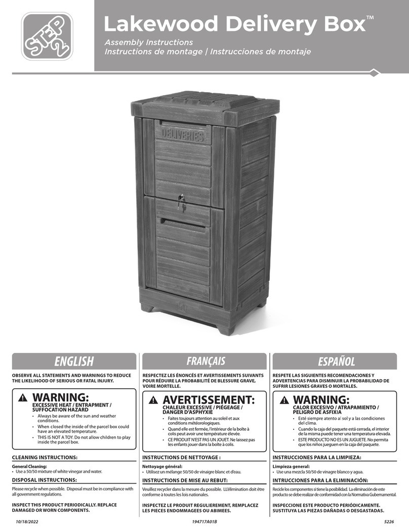 Step 2 Lakewood Delivery Box 522699 User manual