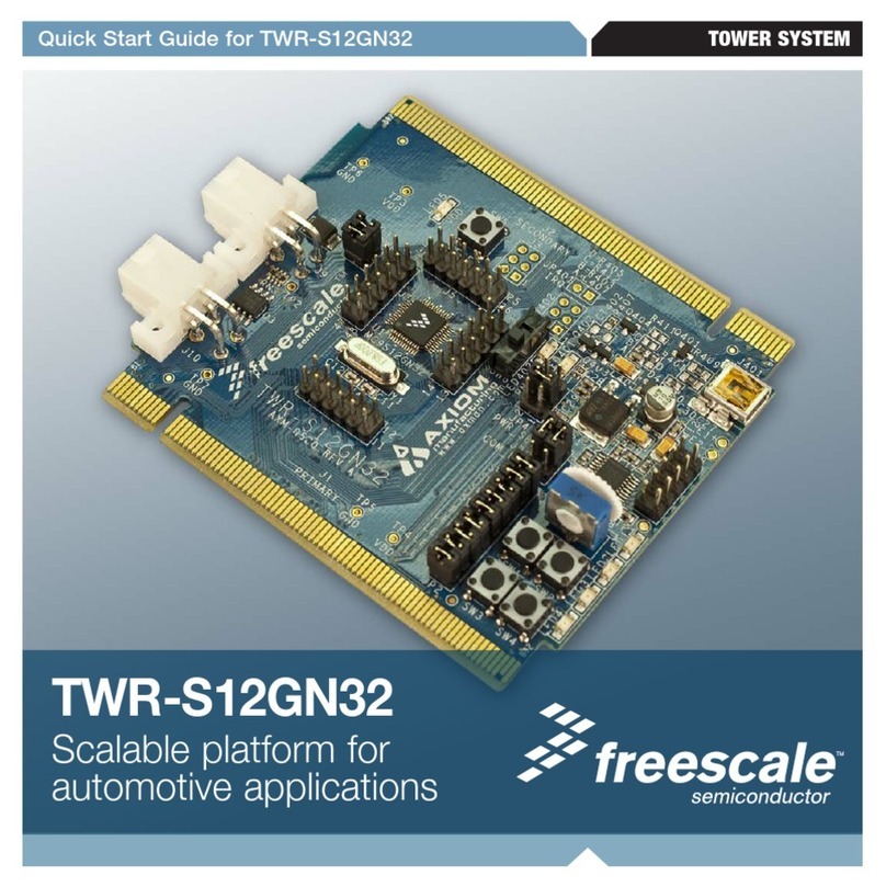 Freescale Semiconductor TWR-S12GN32 User manual
