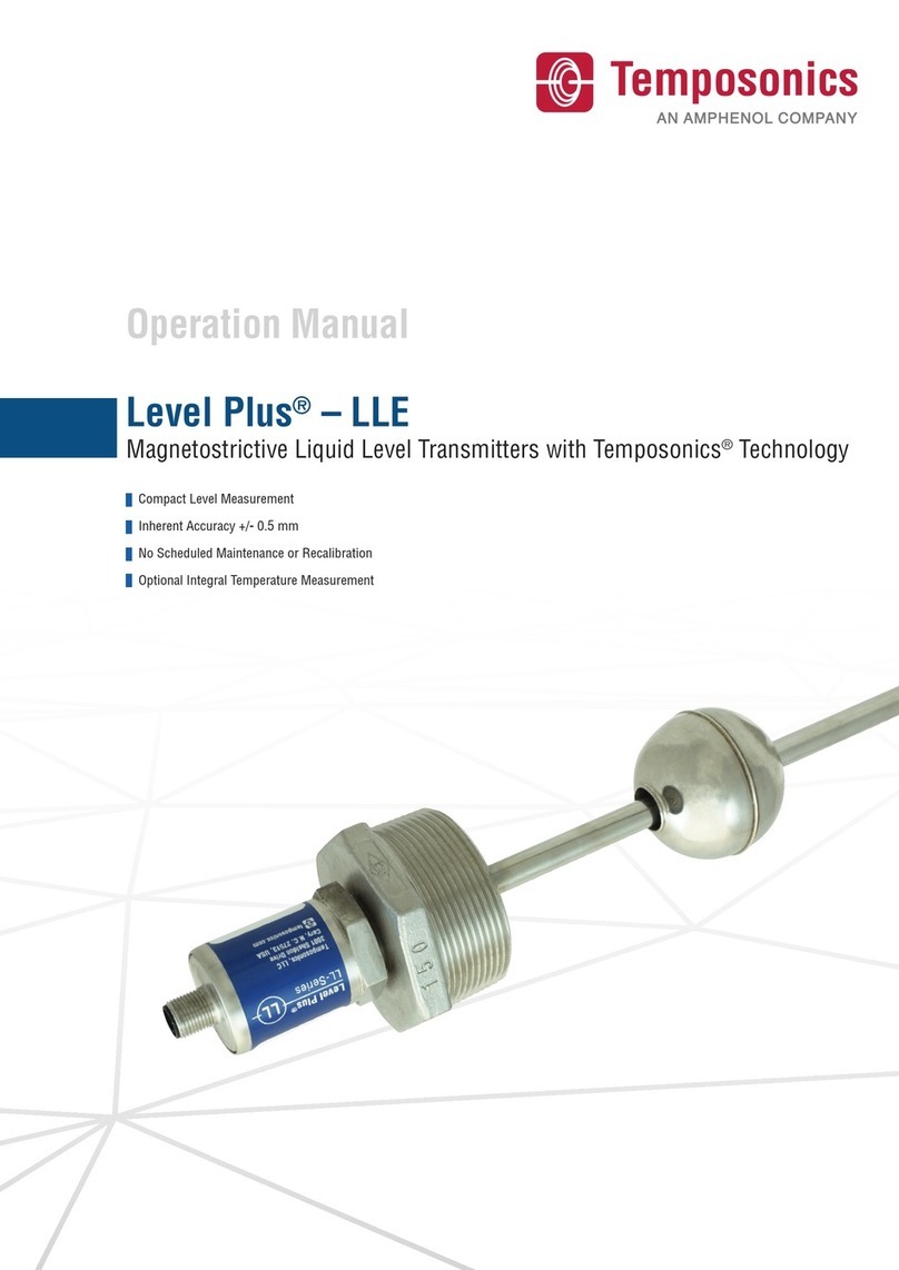 Amphenol Tempsonics Level Plus LLE Operation manual