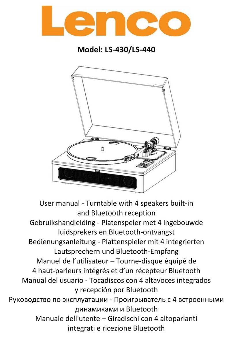 LENCO LS-430BK user manual