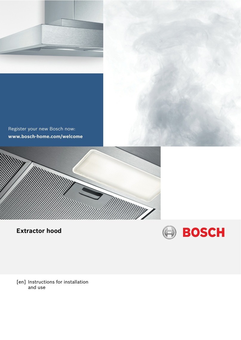 Bosch DFS097E50A Instructions for installation and use