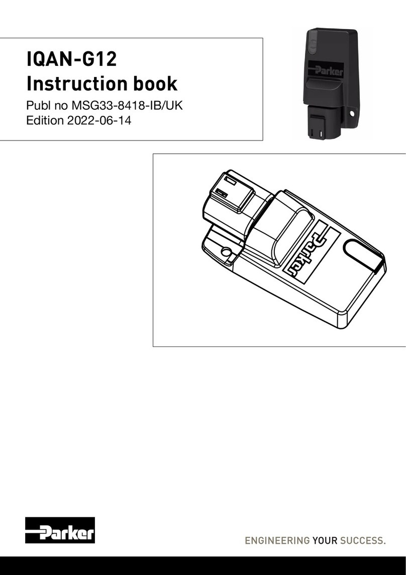Parker IQAN-G12 Instruction book