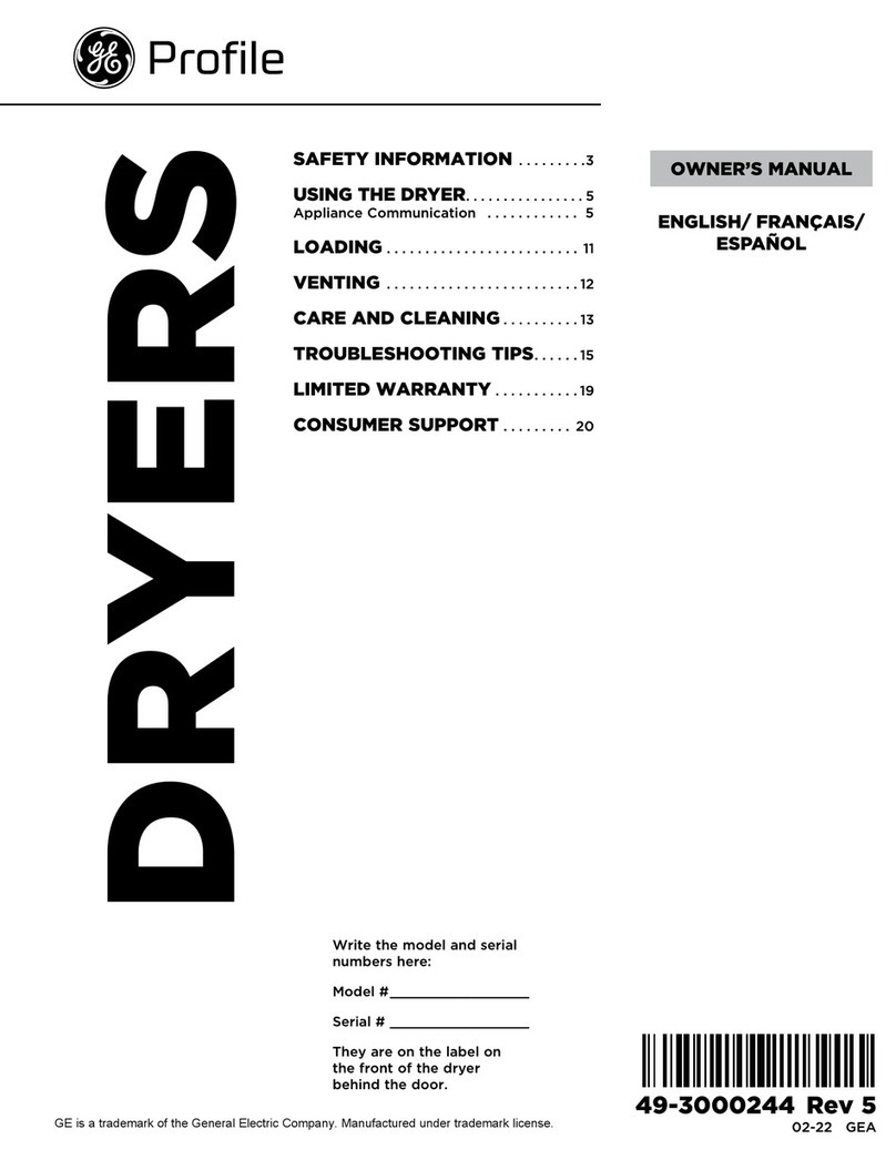 GE PTD90EBMTRS User manual