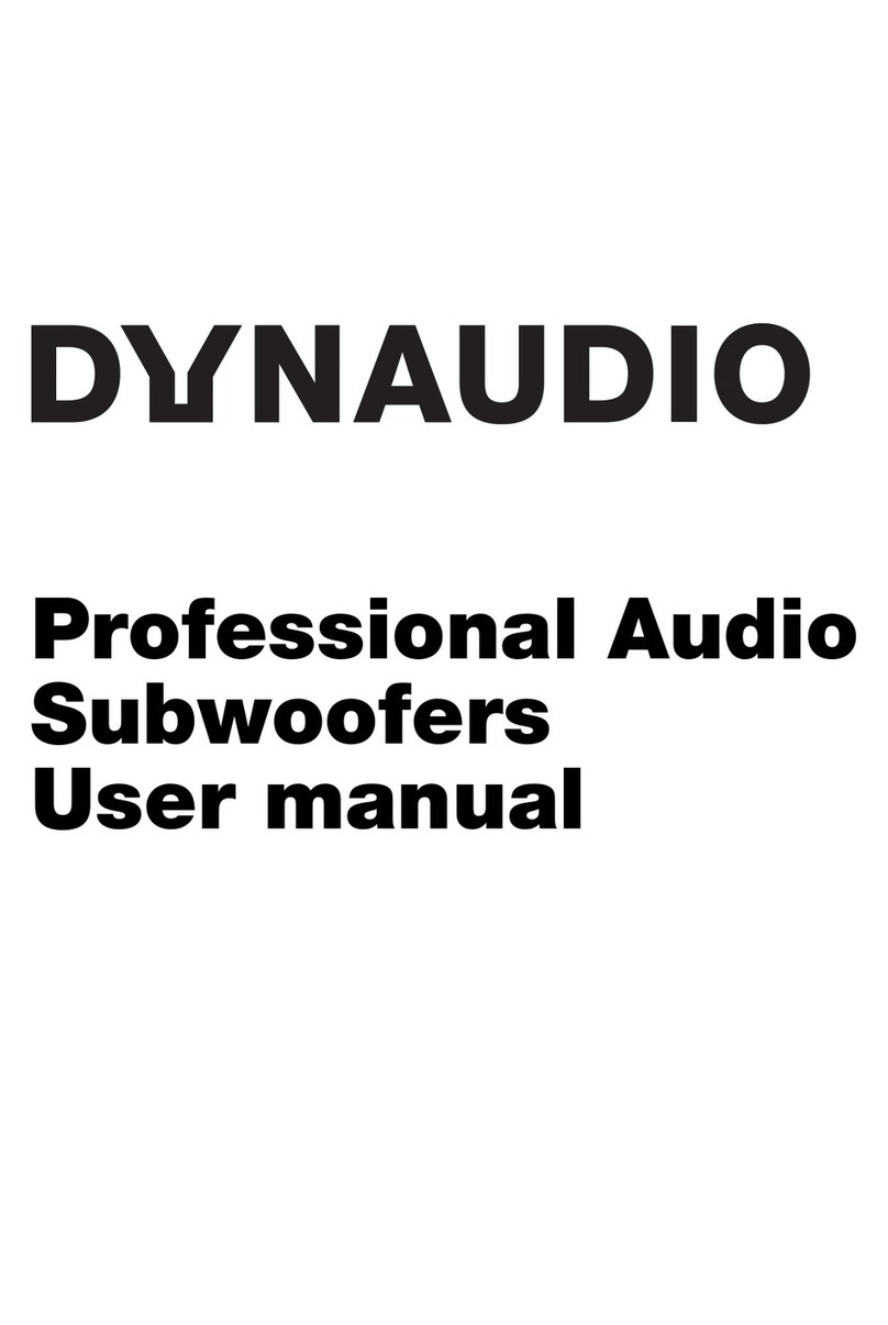 Dynaudio 18S User manual