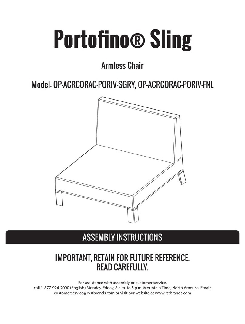 Portofino Sling OP-ACRCORAC-PORIV-SGRY Assembly instructions