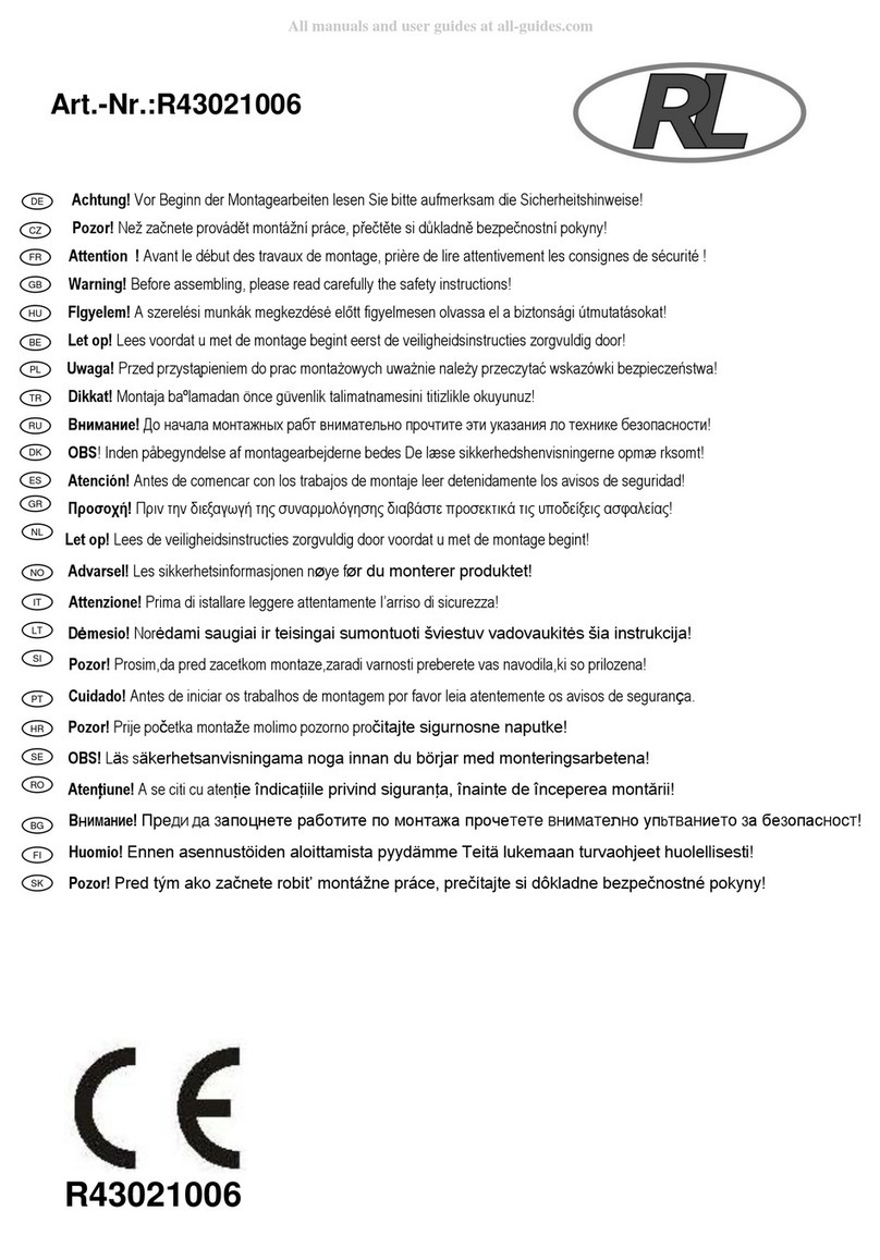 RL R43021006 User manual