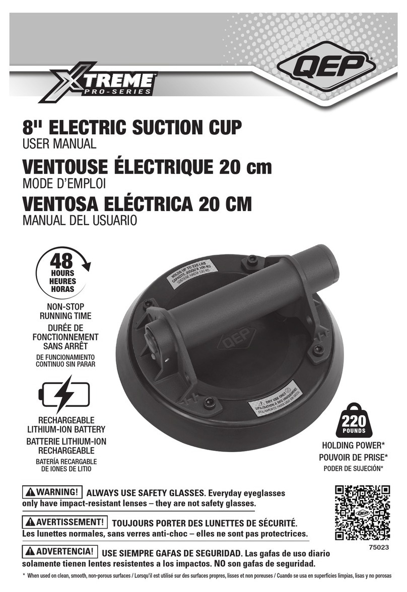 QEP XTREME 75023 user manual