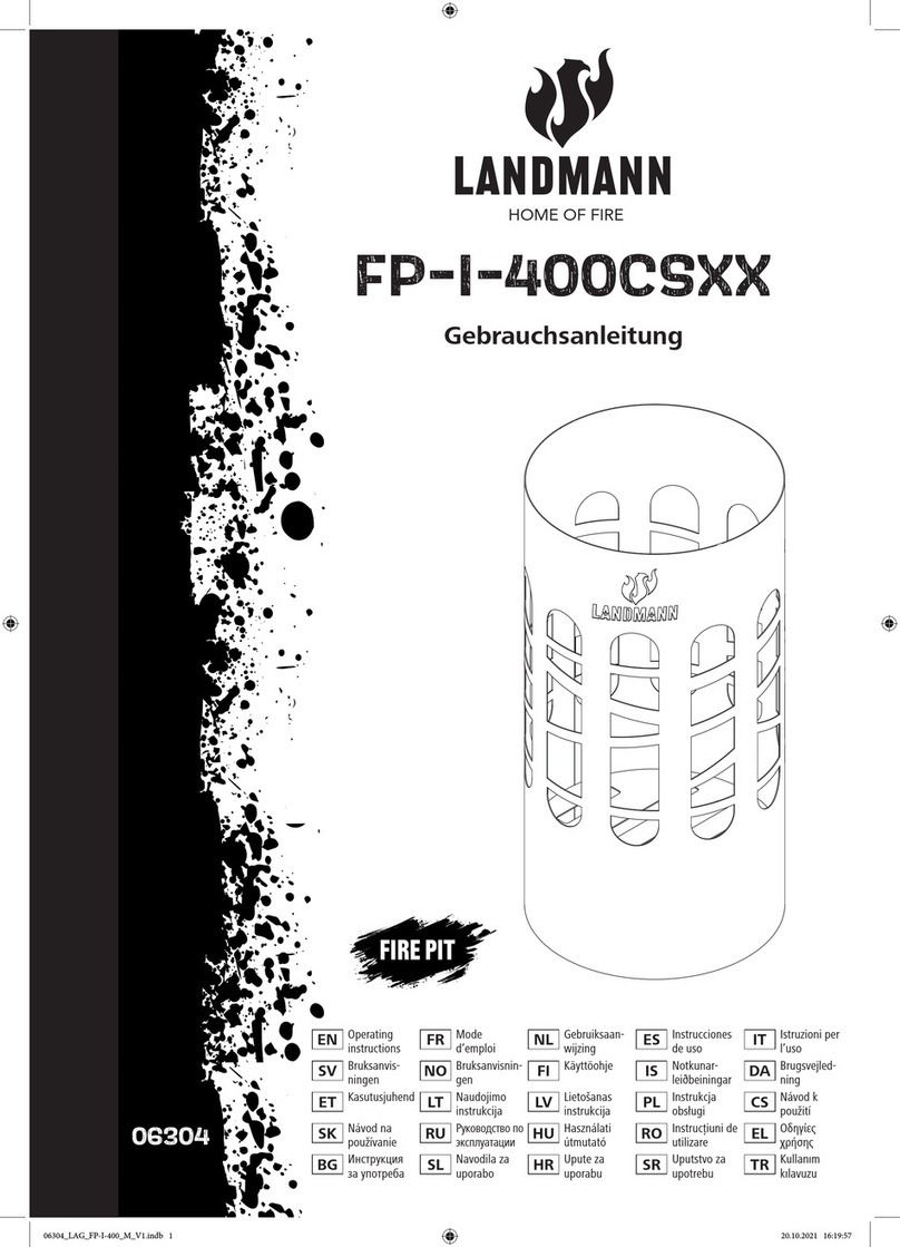 Landmann FP-I-400CS operating instructions
