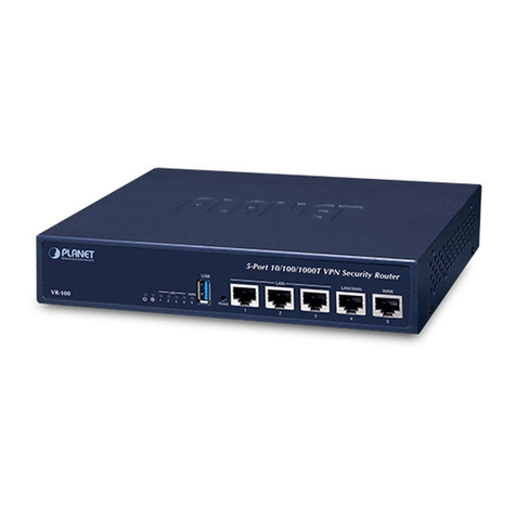 Planet VR-100 Series Quick installation guide