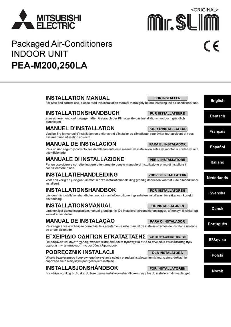 Mitsubishi Electric Mr.Slim PEA-M200 User manual