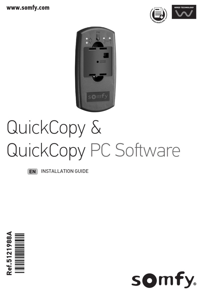 SOMFY QuickCopy installation guide