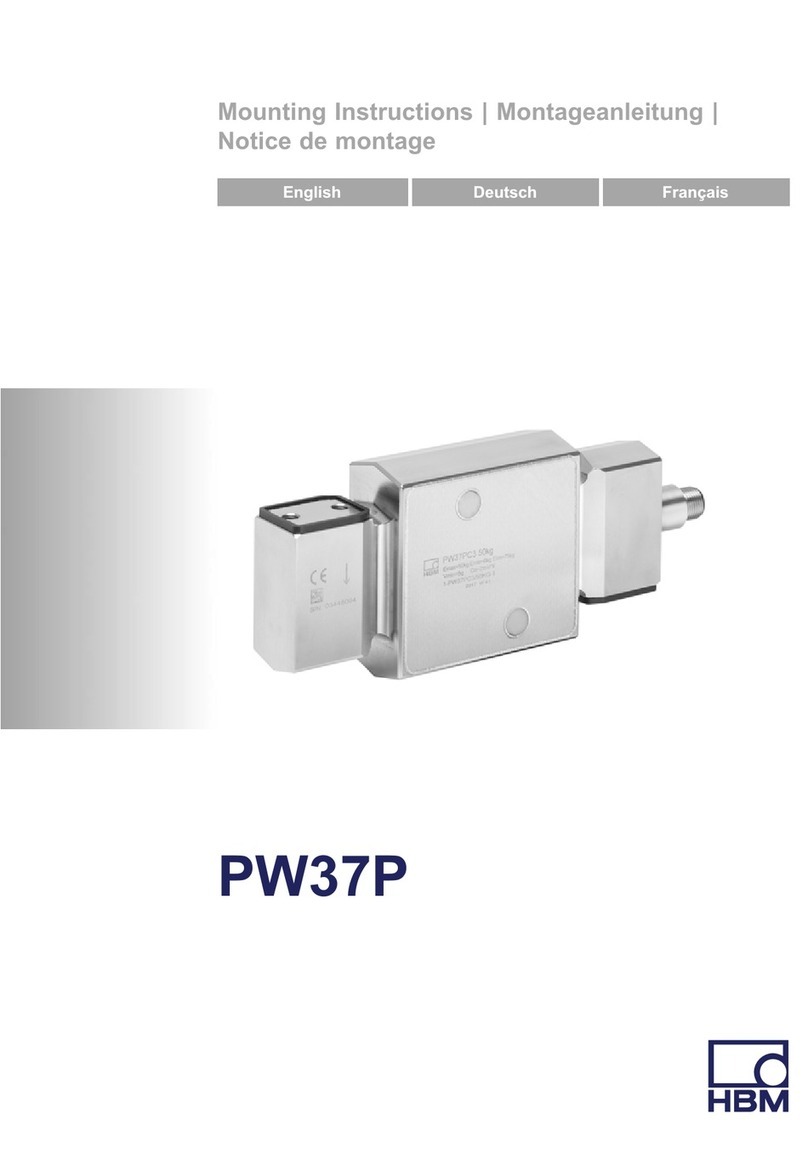 HBM PW37P Mounting instructions
