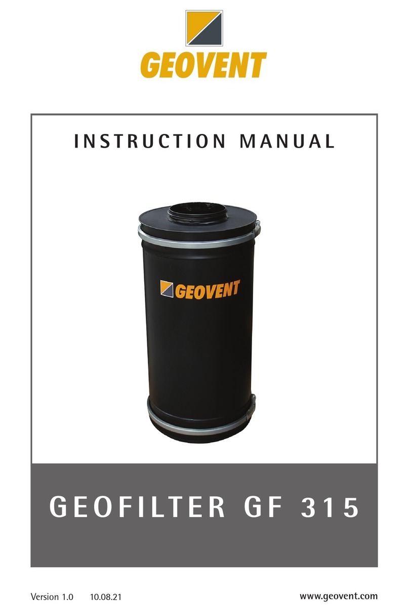 Geovent GF 315 instruction manual