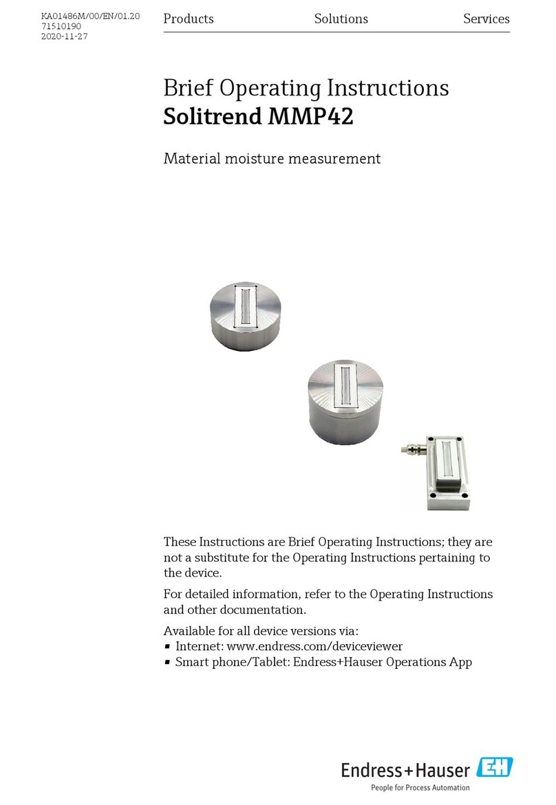 Endress+Hauser Solitrend MMP42 Brief operating instructions Endress+Hauser Solitrend MMP42 Brief operating instructions