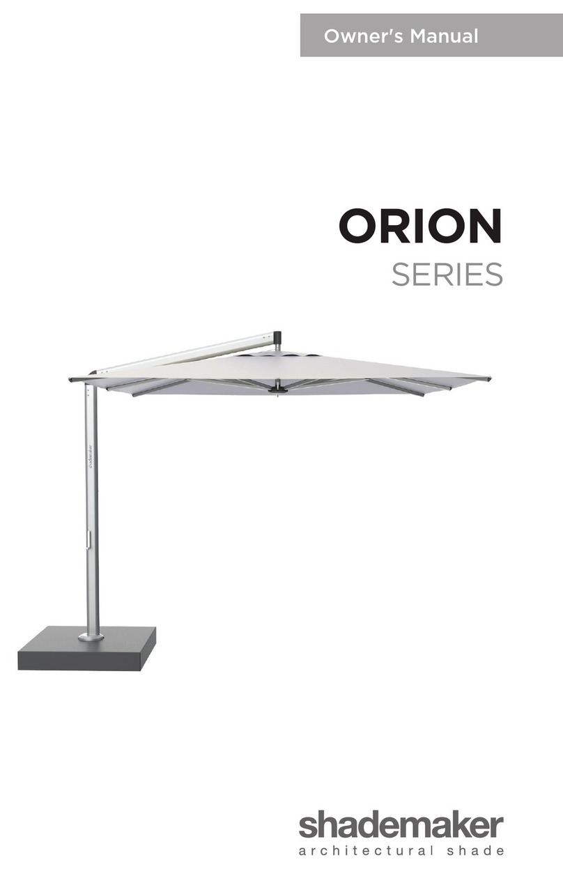 Shademaker Orion Series User manual Shademaker Orion Series User manual