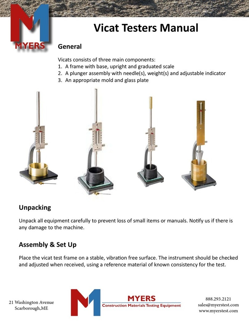 MYERS H-3133 User manual