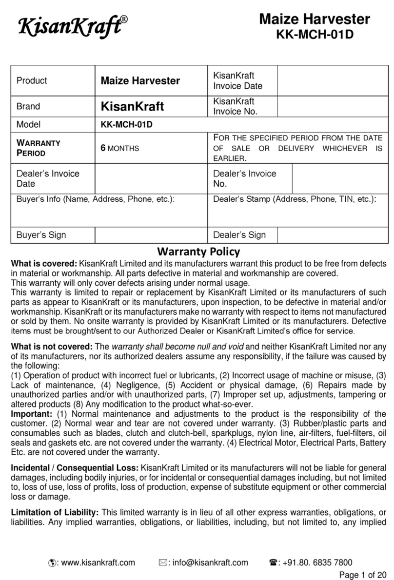 KISANKRAFT KK-MCH-01D manual